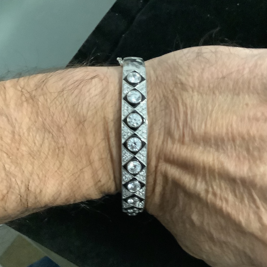 Victoria Wieck Black And Silver Bracelet 60$